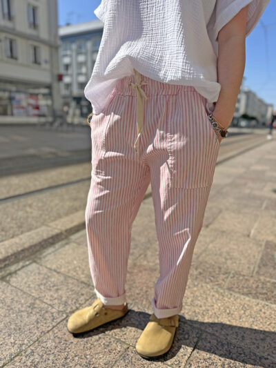 pantalon rayé