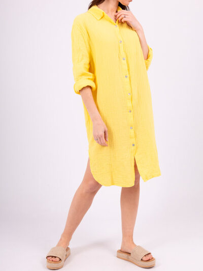 robe chemise samara jaune