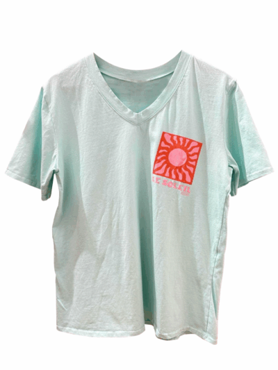 t-shirt ankara vert